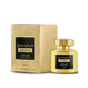 בושם לטאפה קונפידנשל פרייבט גולד 100 מ"ל - Lattafa Confidential Private Gold Eau De Parfum 100ml