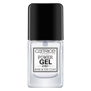 CATRICE POWER GEL 2IN1 BASE & TOP COAT קטריס בסיס וטופ 2 ב-1