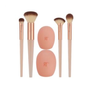 REAL THECHNIQUES Cherry on Top A brighter Hue Base Set - ריל טכניקס שרי און טופ סט מברשות