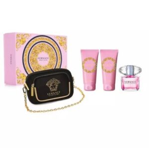 סט ורסצה ברייט קריסטל לאישה 4 חלקים - SET VERSACE BRIGHT CRYSTAL FOR HER
