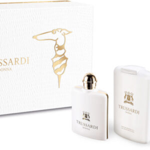 TRUSSARDI DONNA סט א.ד.פ + תחליב גוף + ג'ל רחצה לאשה