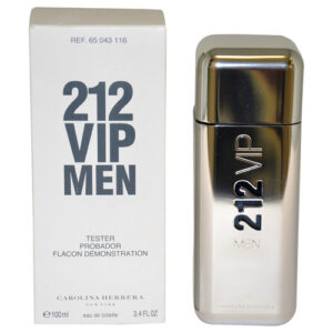 בושם לגבר קרולינה הררה * אריזת טסטר* - CAROLINA HERRERA 212 VIP MEN 100 ML E.D.T TESTER