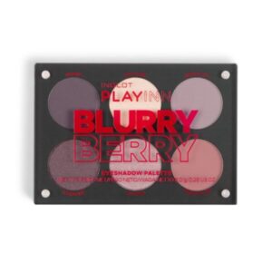 INGLOT PLAYINN Blurry Berry Eye Shadow Palette -  אינגלוט פלטה מגנטית ייחודית המכילה 6 צלליות