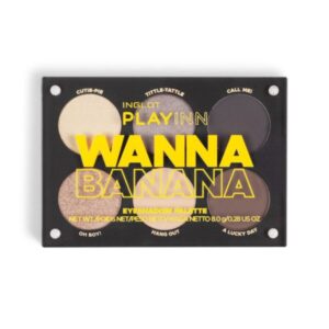 INGLOT PLAYINN Wanna Banana Eye Shadow Palette - אינגלוט פלטה מגנטית ייחודית המכילה 6 צלליות