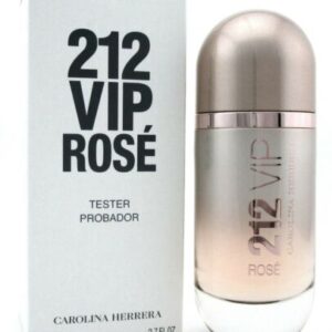 Tester Carolina Herrera 212 VIP Rose e.d.p 80 ml – *אריזת טסטר* קרולינה הררה 212 ויאיפי רוז א.ד.פ 80 מ”ל