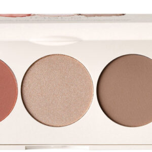 INGLOT SCULPT & SHINE פלטת איפור הכוללת ברונזר + היילטר + סומק - GLOW ON POINT