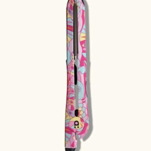 amika Raw Titanium Silk Glide Straightener Signature Pink - מחליק טיטניום גולמי ורוד אמיקה